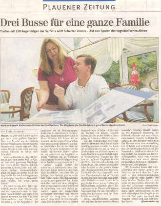 Freie Presse Plauen, Juli 2009